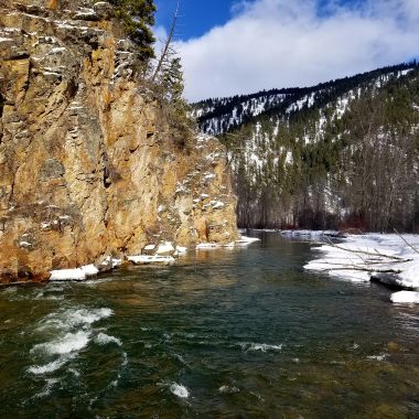 rock creek winter fishing
