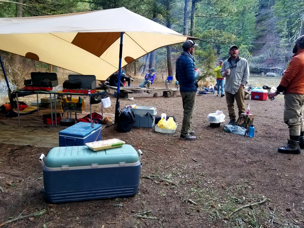 roll top camp table