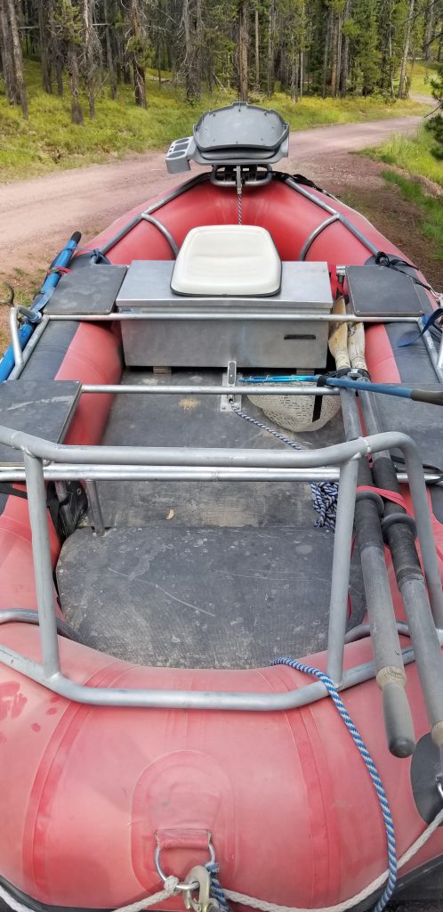 Fly Fishing Raft for Sale - Busted Oarlock