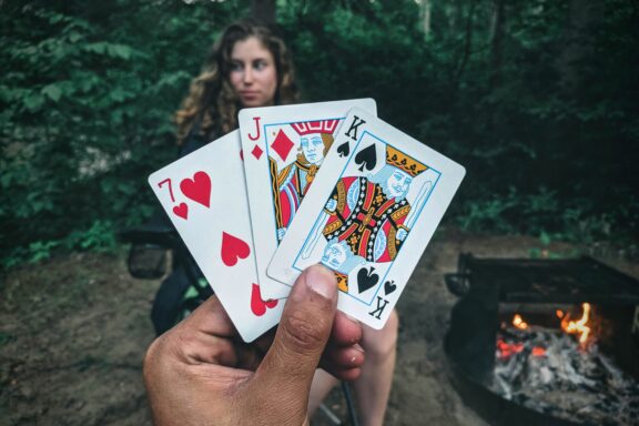 camping card games